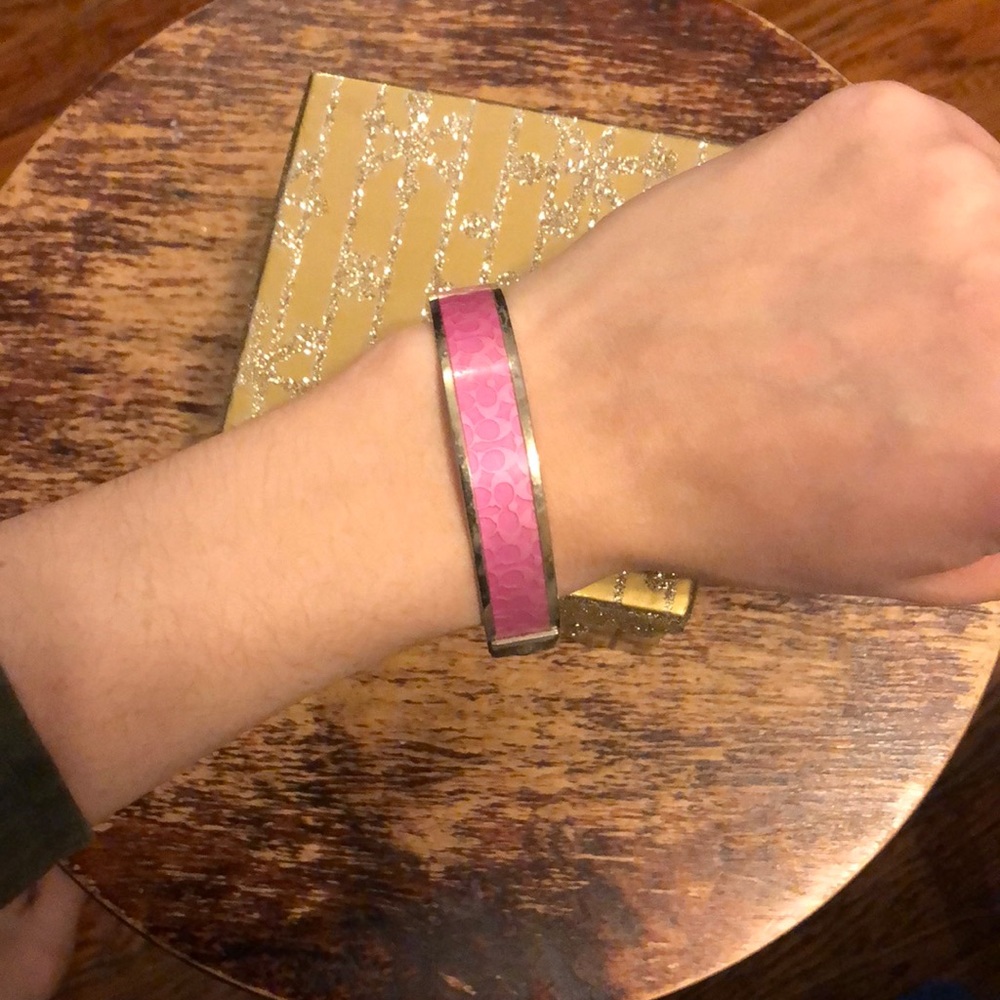 Pink Coach Bracelet